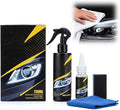 Ceramic Car Headlight Restoration Kit, 2026 Upgraded Headlight Cleaner and Restorer Kit, No Sanding Required, Restoring to Li