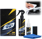 Ceramic Car Headlight Restoration Kit, 2026 Upgraded Headlight Cleaner and Restorer Kit, No Sanding Required, Restoring to Li