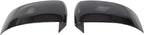 ALMULOO Pair Mirror Covers Compatible with 2011-2020 Jeep Grand Cherokee/Dodge Durango Top Half Side Door Rearview Mirror Cap Glossy Black Trim 2Pcs