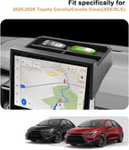 2026 Toyota Corolla Cross Dash Console Organizer - Behind Screen Organizer For 2025-2026 Corolla & 2026 Corolla Cross(XSE/SLE) Accessories Dashboard Storage Console Organizer - 10.5 Inch Screen Only
