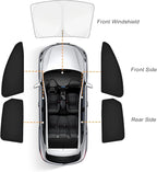 KUST Car Window Shades for Nissan Murano 2025-2026 Windshield Sun Shade Side Window Cover UV Block Privacy Protection Murano Accessories for Camping Blackout Rear Back Full Set 5PCS