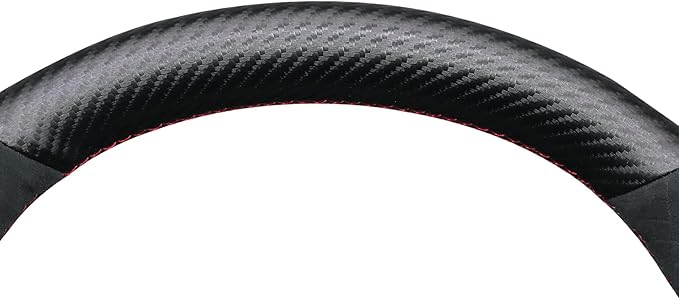 MEWANT Hand Stitched Steering Wheel Cover for Tesla Model 3 2017-2023 / Model Y 2020-2023 for Tesla Model 3/Y Accessories(3D Style)