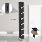 Hat Rack for Wall Baseball Cap Organizer Hanger (2 Pack) Modern Wooden Hat Holder Wall-Mounted Caps Display for Closet Door B