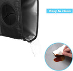 Femuar Leak Proof Car Trash Can With Lid - Waterproof Garbage Bag With Storage Mesh Pocket, Large/Stripe