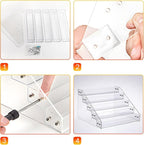 Medicine Organizer 3-Tier Pill Bottles Holder Rack Acrylic Display Sealed Vials Organizer for Medicine Bottles Oval Pharmacy 