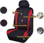 Flying Banner Car Seat Covers Front Seats and Rear Bench Mesh Fabric Rear Bench Split Polyester Cover Easy Installation SUV C