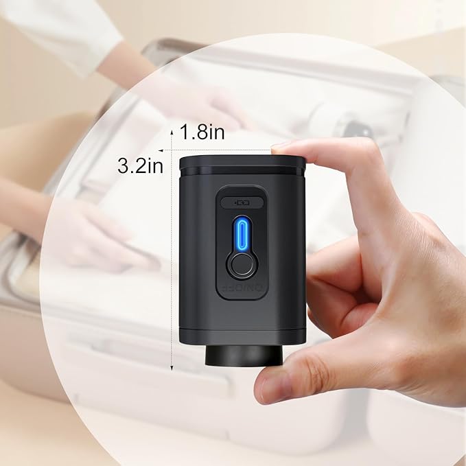 UPGOGO Combo 16 Pack Travel Vacuum Bags with Portable Electric Pump, Space Saver Vacuum Storage Bags for Clothing and Luggage