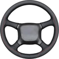 MEWANT Hand Stitch Microfiber Leather Steering Wheel Cover for Chevy Silverado 1500 2500 3500 1999-2002 Tahoe Suburban 1998-2002 Astro Blazer S10 Kodiak C/K Custom-Fit Anti-Slip Interior Wrap