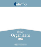 Whitmor Gray Fabric Drawer Organizer Durable Storage, 7 Pcs/Set, Total 4 Sets, 28 Pcs