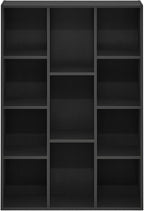 Furinno LUDER Book Shelf, 11-Cube Bookshelf, Reversible Bookcase, 9.4 x 29.1 x 41.7, Easy Assembly, for Living Room, Bedroom,