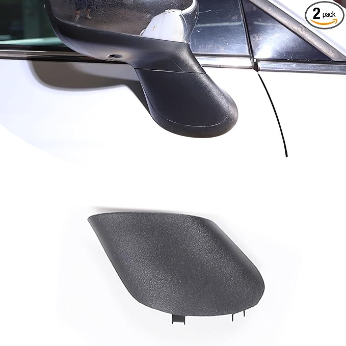 1 Pcs Side Mirror Arm Cover,Left/Right Mirror Stem Cap,Fit for Fiat 500/Fiat 500 Convertible/Abarth 595/Abarth 695 735450654 735450655 0735642839,Car Mirror Cover Housing,Replacement (Right)