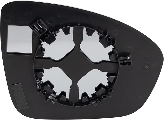 TRQ Driver Side Mirror Glass Non-Heated Snap On Clear Compatible with 2019-2023 Nissan Altima NI1324141
