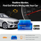 Panlong OBD2 Scanner Bluetooth for iPhone iOS Android OBDII Car Diagnostic Scan Tool Engine Fault Code Reader