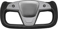 MEWANT Hand Stitched Tesla Model S Yoke Steering Wheel Cover Wrap for Tesla Model S 2021-2023 / Model X 2021-2023 Tesla Yoke Steering Wheel Accessories(3D Style)