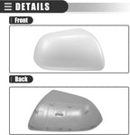 Motoforti Right Side Mirror Cover Cap, Rearview Mirror Cover Cap, for Toyota Highlander 2009-2014, ABS, White