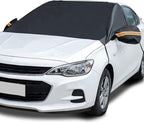 AstroAI Car Windshield Snow Cover, Windshield Cover for ice and Snow, Frost Windshield Cover for Ice, 2*Removal Side Mirror Protector, Windproof UV Sunshade Cover for Cars, SUVs, Vans