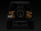 Raxiom Smoked LED Tail Lights Set Assembly Iconic Styling Fits Jeep Wrangler JK 2007-2018