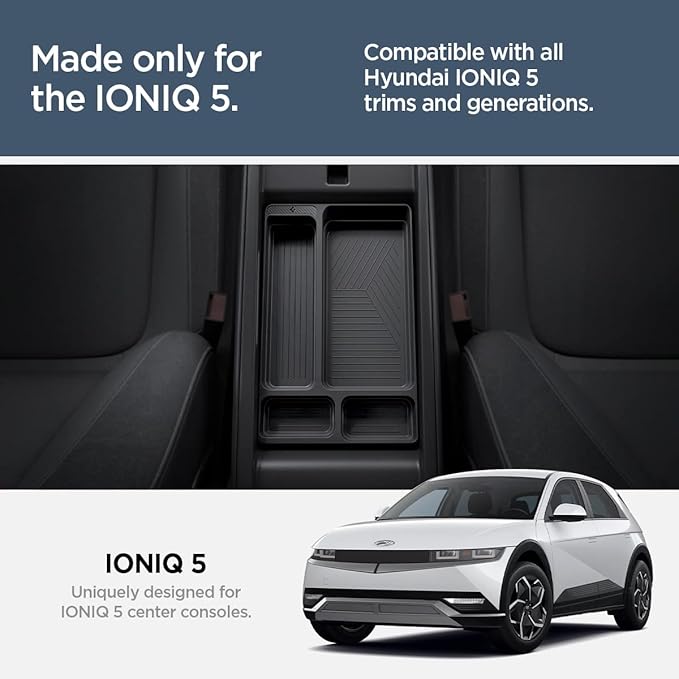 Spigen Console Organizer Tray for Hyundai Ioniq 5 2026 2025 2024 2023 2022