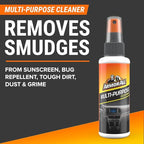 Armor All Car Wash and Car Interior Cleaner Kit, Includes Towel, Tire Foam, Glass Spray, Protectant Spray and Cleaning Spray,