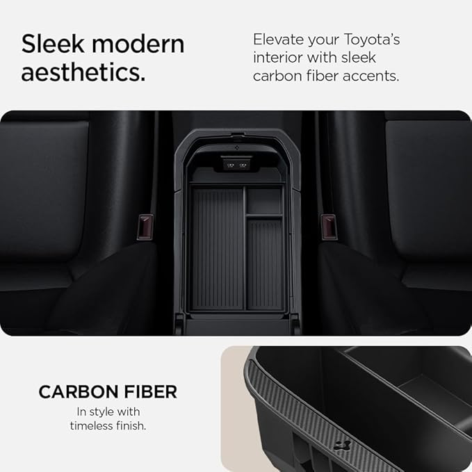 Spigen Console Organizer for Toyota RAV4 2019-2025 and RAV4 Prime 2021-2025