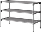 Kitsure Shoe Rack - Non-Woven Shoe Rack Shelf, Shoe Organizer for Closet, Entryway, Garage & Corridor, Stackable Shoe Shelves