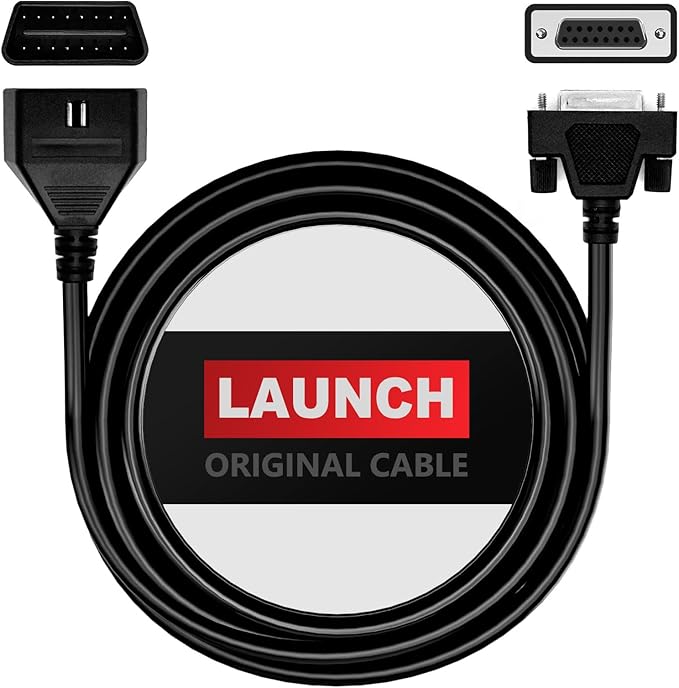 LAUNCH Original Main Cable for LAUNCH CRP123, CRP129, Creader VII+, Creader VIII OBD2 OBD-II Diagnostic Scanner Replacement