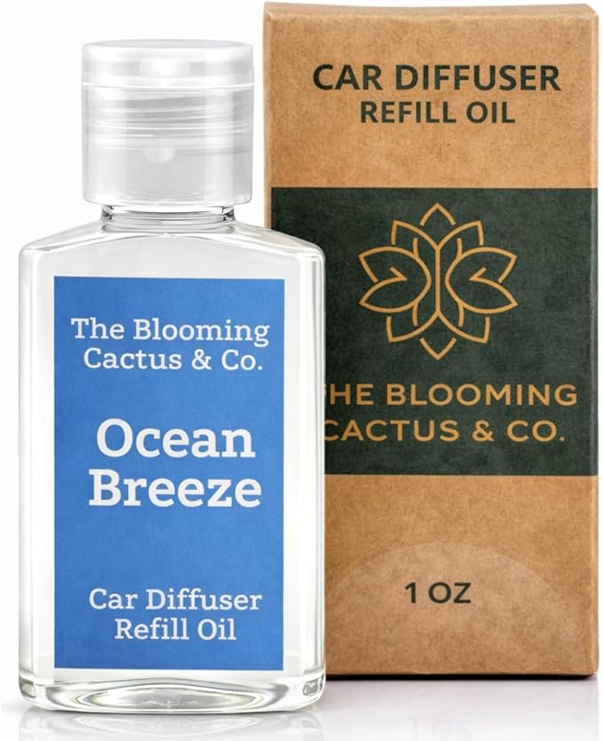 Car Diffuser Oil Refill 1 oz – Essential Oil Car Air Freshener Refill for Hanging Car Diffuser, Long Lasting Fragrance Oil, P