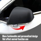 Model Y Side Mirror Cover, Mirror Cap 2 PCS Matt Black Rearview Mirror Cover for Model Y (2021-2024)