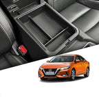 Compatible with Nissan Sentra Center Console Organizer 2020-2025 [2PACK Not Fit S Trim], for 2024 2025 Nissan Sentra SV/SR Center Console Divider 2020-2025 Sentra Center Console Insert Tray