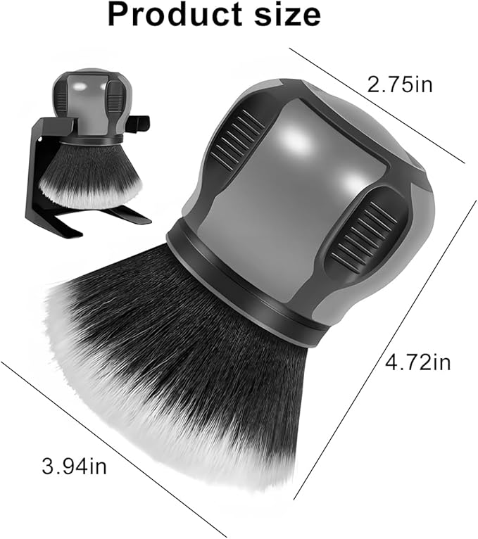 AUCELI Car Detailing Brush, Ultra Soft Auto Interior Dusting Brush with Storage Rack, Car XL Synthetic Brush Cleaning Tool, U