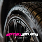 Legendary Gloss Dressing 64oz (Half Gallon) - Tire Shine Spray & Plastic Restorer – Water Based & Non-Greasy Interior/Exterio