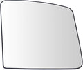TRQ Driver Side Mirror Glass with Backing Plate For Factory Equipped & Aftermarket Mirrors Compatible with 2012-18 Nissan NV2