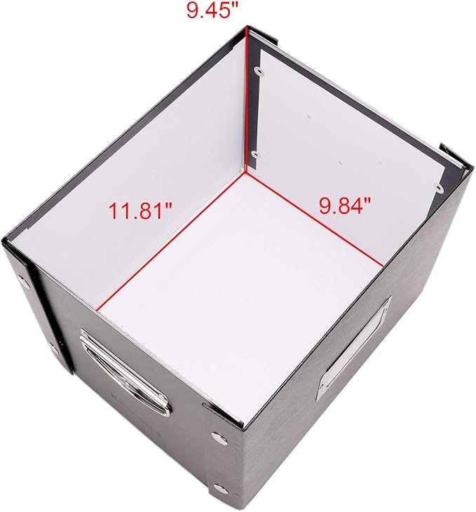 Snap-N-Store Letter-Size File Box, Black (SNS01533)