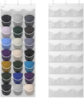 Unjumbly Baseball Hat Rack, 24 Pocket Over-The-Door Hat Organizer with Clear Deep Pockets to Display Baseball Caps Collection