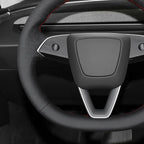 MEWANT Tesla Model 3 Highland/Model Y DIY Stitching Steering Wheel Cover Wrap for Tesla Model 3 Highland 2023-2025/Model Y 2025 Highland for Tesla Model 3/Model Y Accessories