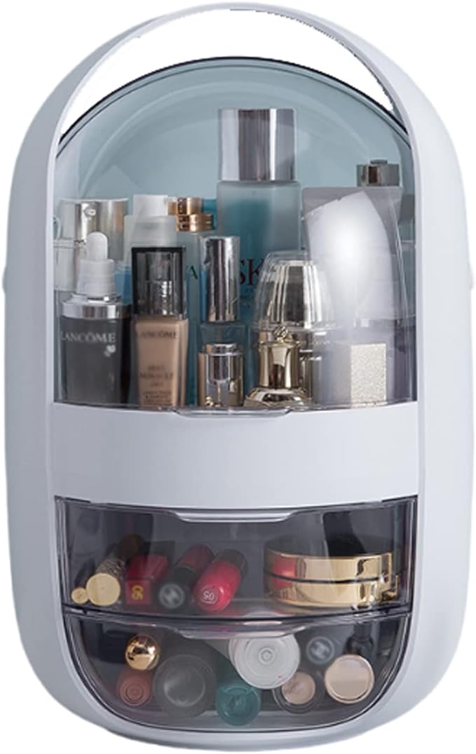 Makeup Storage,Skincare Organiser, Makeup Storage ，Skincare Organiser ， Display Boxes, Organizer with Portable Handle, Waterp
