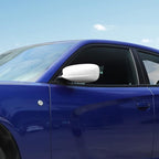 Voodonala for Charger Rearview Mirror Cover Decoration Trim for 2010-2020 Dodge Charger, White ABS 2pcs