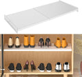 Slideep Closet Shelf Expandable Closet Organizer, Heavy Duty Adjustable Clothes Hanger Rack, DIY Space Saver Layered Separato