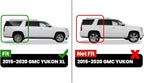 LASFIT Floor Mats & Cargo Liner with Backrest Mat 2015-2020(Only 7 Seat) for Chevy Suburban & GMC Yukon XL(Only Yukon XL, Not Fit Yukon), All Weather TPE Custom Fit Car Floor Liner, Not Fit 8/9 Seats