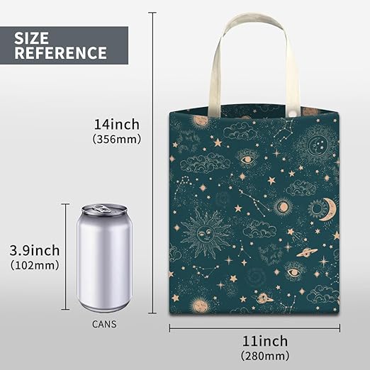 Car Trash Can, Cute Car Trash Bag, Hanging Car Organizer and Storage Bag, Trash Bin for Car Accessories, Vehicle, Travelling, Camping Cute Blue Space