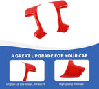 Red Steering Wheel Trim Cover Compatible with Chevy Silverado/Tahoe/Suburban/Avalanche/Escalade/GMC Yukon/GMC Sierra 2007-2013