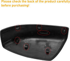 Moonlinks Compatible with Nissan Sentra 2013 2014 2015 2016 2017 2018 2019 Right Side Mirror Cover Replacement, Glossy Black Right Passenger Side Door Rearview Side Mirror Cap Trim