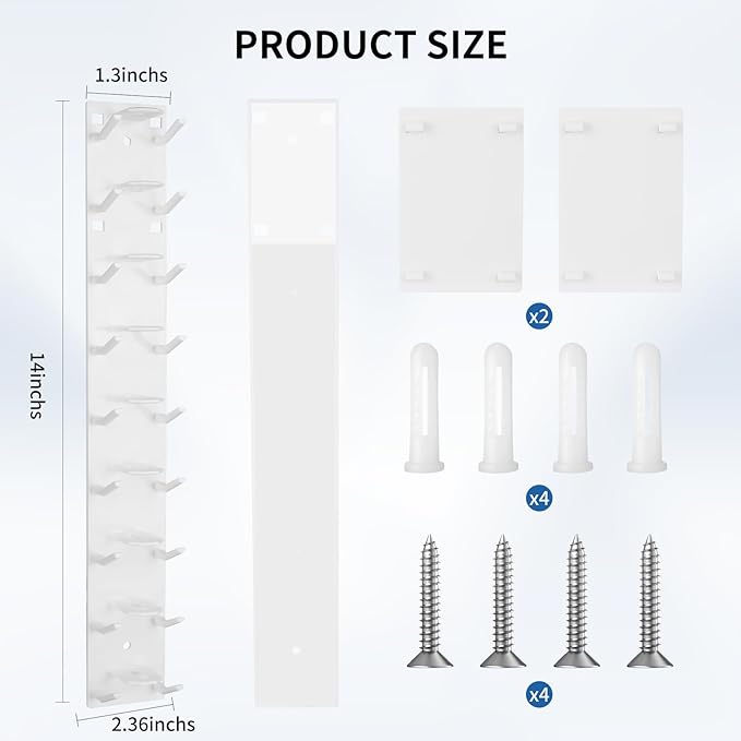 Hat Organizer for Baseball Caps,Hat Rack for Wall to Organize Collections& Reduce Clutter,Strong Adhesive Mount Holds 18 Hats