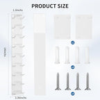 Hat Organizer for Baseball Caps,Hat Rack for Wall to Organize Collections& Reduce Clutter,Strong Adhesive Mount Holds 18 Hats