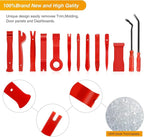 GOOACC Nylon Bumper Fastener Rivet Clips Car Clip Panel Audio Video Dashboard Dismantle Kits Installer Removal Tool (13PCS Tr