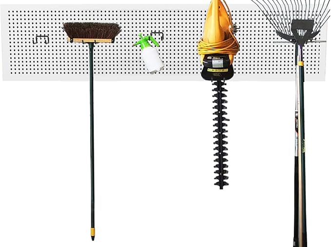 KINOMI 24 Pack Pegboard Hooks Heavy Duty Pegboard Drill Holder Power Tool Holder, Value Set, Large Pegboard Accessories and H