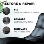 Leather Recoloring Balm - Beige Leather Repair Kit for Furniture, Leather Dye & Paint to Recolor, Restore & Repair Faded, Cra