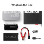 Hulkman Alpha Pro 1500A Jump Starter, 44.4Wh High-Capacity Car Battery Jump Starter, PD65W Fast Charging in & Out, 3.3 Smart