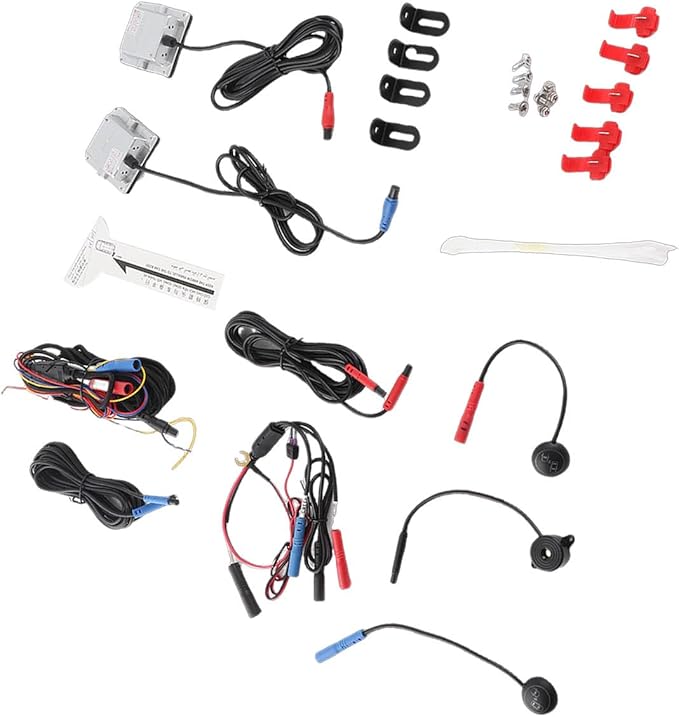 Tyenaza 12V Universal Blind Spot Detection Monitoring System Kit BSD Sensor Motorcycle BSD Blind Spot Detection System