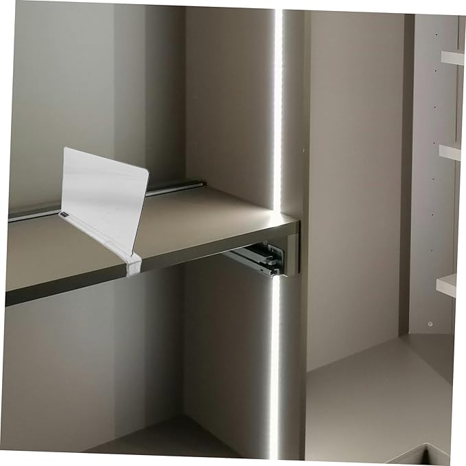 CHILDWEET 6pcs Closet Organizer Dividers Acrylic Shelf Separators for Wardrobe Closet Partition Storage Space Enhancer